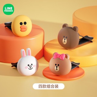 [Line Friends] ตะขอเกี่ยวช่องแอร์ อเนกประสงค์ สําหรับตกแต่งภายในรถยนต์