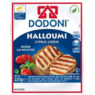 โดโดนี ชีสฮาลูมี 225 กรัม - Dodoni Halloumi Cheese 225g