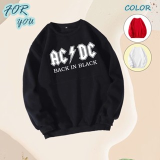 เสื้อแขนยาว ACDC เอซีดีซี ผ้าเกรด A แบบสวม เสื้อกันหนาว เสื้อแจ็คเก็ต งานดีแน่นอน หนานุ่มใส่สบาย