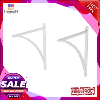 SHELF แขนรับชั้นเหล็ก STACKO CURVE 18x18 ซม. STACKO ขาวSHELF BRACKET STACKO CURVE 18X18CM WHITE