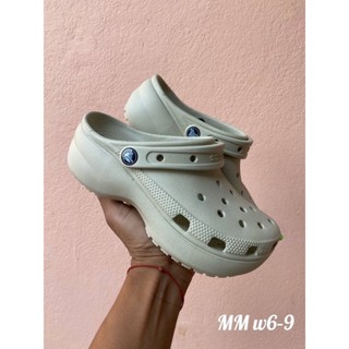 New🥳🥳รองเท้าแตะสำรองของผู้หญิงเท้าแตะแตะส้นสูงCrocs(w6…W9)สินค้ามีพร้อมส่ง