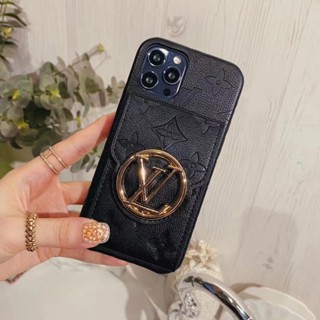 เคสโทรศัพท์มือถือหนัง กันกระแทก พร้อมกระจก สําหรับ iPhone 14Pro max 14Pro iPhone 14 Plus iPhone 14 iPhone13 Pro iPhone 13Pro max iPhone13 mini iPhone12 11