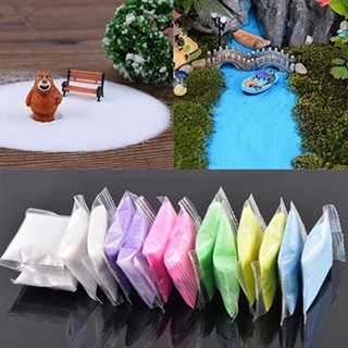 【AG】1 Bag Colorful Quartz Sand Miniature Tank Aquarium Bonsai Pot Fairy Garden Decor