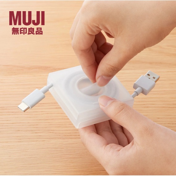 [Muji] 🔌 กล่องใส่สายชาร์จ 🎧 ที่เก็บหูฟัง ที่เก็บสายชาร์จ กล่องเก็บหูฟัง มูจิ ของแท้ 💯
