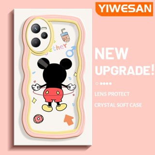 เคสโทรศัพท์มือถือใส แบบนิ่ม ลายการ์ตูนมิกกี้ กันกระแทก สําหรับ Realme C35 Narzo 50A Prime