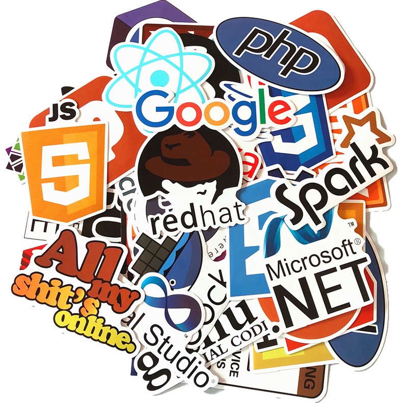 💥พร้อมส่ง💥404 ERROR JAVA APP INTEL PHP IT Programmer internet C++ code สติกเกอร์ กันน้ำรูปแบบที่แตกต