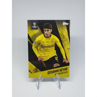 2021 Topps Giovanni Reyna American Dream Curated UEFA Champions League Soccer Cards