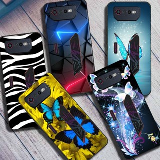 เคสโทรศัพท์มือถือ TPU แบบนิ่ม ลายผีเสื้อ สําหรับ Asus ROG Phone 6 Pro Asus ROG Phone 6