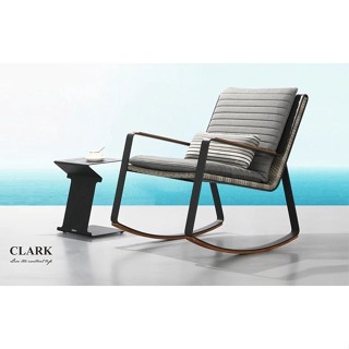 HisoLiving เก้าอี้โยก Clark Rocking Chair &amp; Table