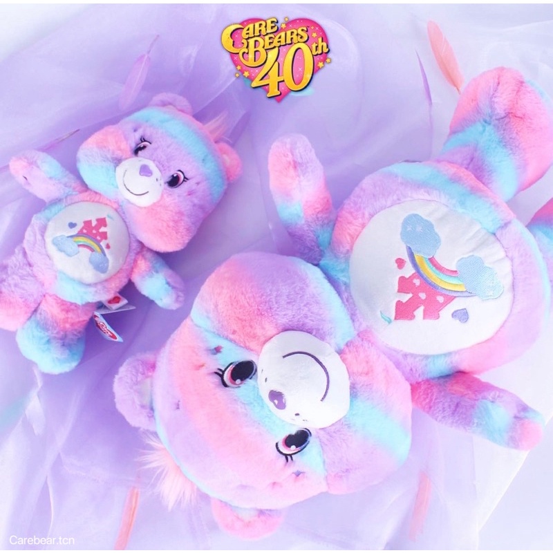(พร้อมส่ง )care-a-lot-bear ตุ๊กตาแคร์แบร์ รุ่น40ปี Limited Edition ลิขสิทธิ์แท้100%