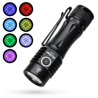 Wurkkos TS25 ไฟฉายออปติก 4000lm EDC 21700 Quad TIR พร้อมไฟ Led Aux หลายสี Anduril 2.0 UI ชาร์จ USB C