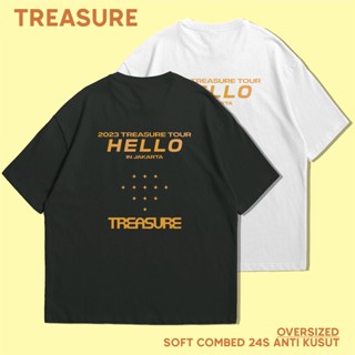 เสื้อยืด ผ้าฝ้าย แขนสั้น พิมพ์ลาย Treasure Tour 2023 Combed 24s โอเวอร์ไซซ์ พรีเมี่ยม สําหรับผู้ชาย และผู้หญิง_11