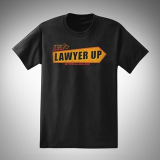 เสื้อยืดสีขาวเสื้อยืด พิมพ์ลาย Better Call Saul "Breaking Bad" Lawyer Up Nwt Geek เข้ากับทุกการแต่งกาย สําหรับผู้ชายS-4X