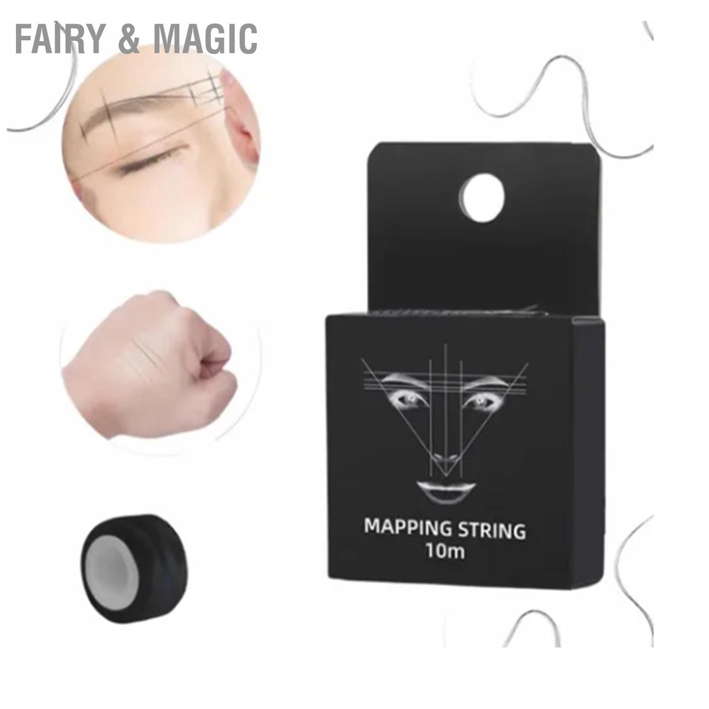 Fairy & Magic Inked Brow Mapping String ความยาว 10 ม. สายไนลอนที่เป็น ...