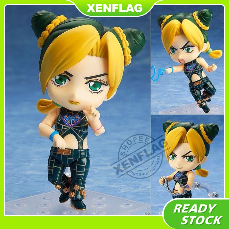 Nendoroid JoJos Bizarre Adventure 1815 # Jolyne Cujoh Action Figure Pvc Collection ของเล่นของขวัญ