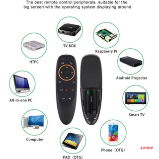 Zzz แอร์เมาส์ไร้สาย 2.4GHz IR 6 แกน ควบคุมด้วยเสียง สําหรับ Android TV Box PC