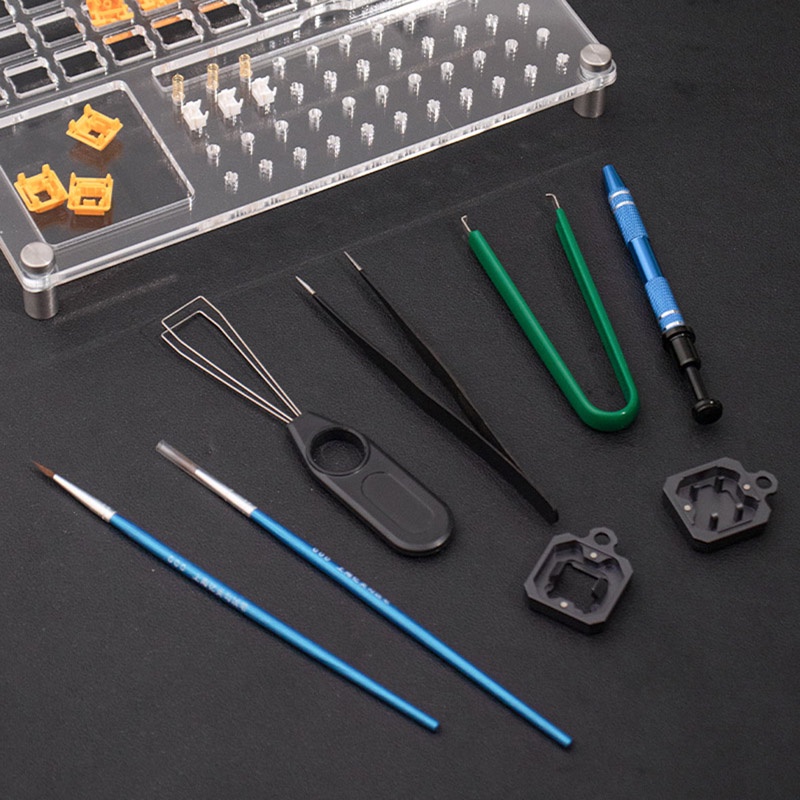 33 Lube Station Switch Tester Opener Lube Station DIY Double-Deck Removal Platform สําหรับ Cherry Me