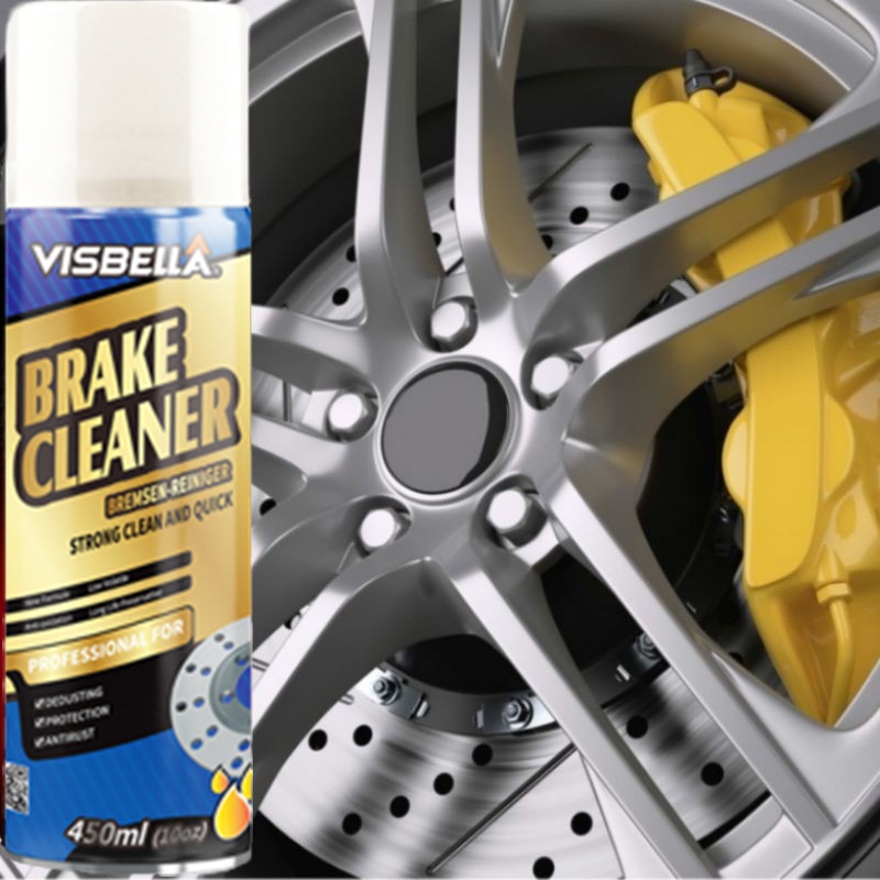 VISBELLA สเปรย์ทำความสะอาดเบรค น้ำยาทำความสะอาดเบรค Brake Cleaner สเปรย์ล้างเบรค ขจัดคราบหมดจด สำหรั