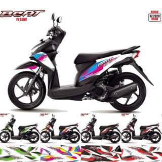 สติกเกอร์ติดตกแต่งรถยนต์ honda beat fi 2013