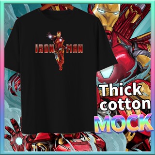 Iron Man Black Shirt IRON MAN Marvel Inspired T Shirt  Cotton Unisex Asia Size Quality Shirt_04