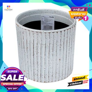 Plant กระถางต้นไม้ รุ่น 90096-3030S1-236-L ขนาด 11.5 นิ้ว สีเทา Plant Pot FONTE No. 90096-3030S1-236-L Size 11.5 Inch Gr