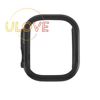 เคส TPU นิ่ม ป้องกันรอยขีดข่วน สําหรับ Apple Watch Ultra สีดํา 1 ชิ้น