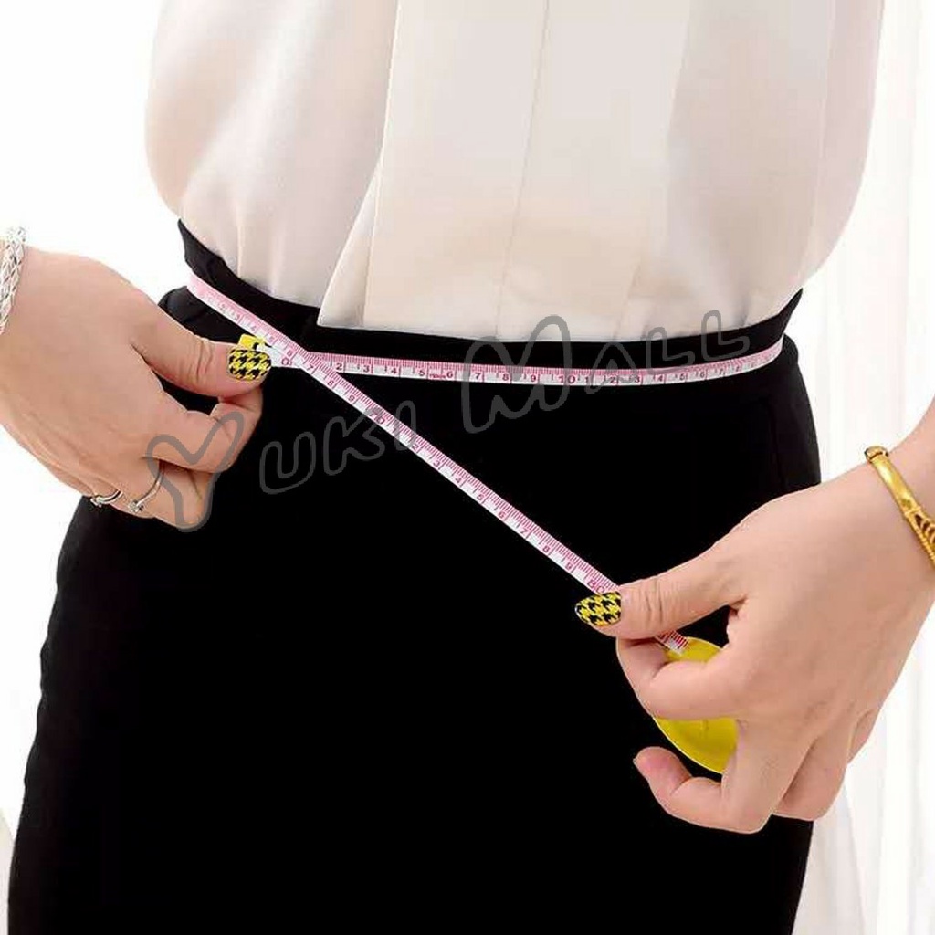 Yuki ตลับสายวัดตัว สายวัดเอว สายวัดรอบเอว **มาตราวัดเคลื่อไป 2 มิน**  ตลับเมตร - รูปที่ 3