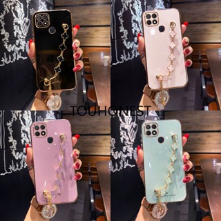 เคส Oppo Realme C21 เคส Realme C21Y เคส Realme C25Y เคส Realme C30 Case Realme C31 Cassing Realme C35 Cover Realme Q3S Soft Cute Clover Grass Pendant Phone Case โทรศัพท์มือถือ แบบนิ่ม ลายใบหญ้าสี่แฉก สําหรับ