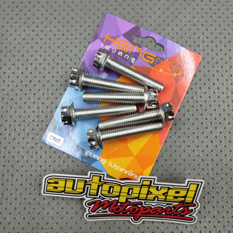 เกลียวน๊อต Probolt 12 ยาว 4 ซม. สแตนเลส GS1 m8x40 heng thailand