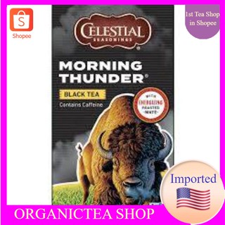 Celestial Seasonings Morning Thunder​ 20 Tea Bags​💚พร้อมส่ง💜