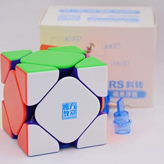 Moyu RS Skewb Maglev Cube Speed Puzzle MFJS moyu Maglev Skewb M Stickerless 2022 Cube ของเล่น ของขวัญ