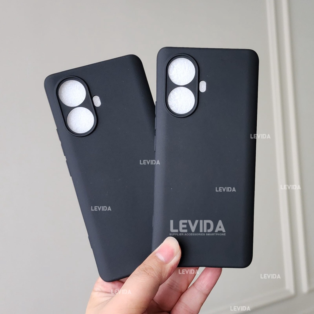 Realme 10 4G Realme 10 Pro Realme 10 Pro Plus 5G Softcase Macaron สีดํา Tpu ป้องกันสีดําเต็มรูปแบบ R