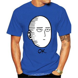 ใหม่ เสื้อยืด ผ้าฝ้าย พิมพ์ลายการ์ตูนมังงะ One Punch Man Ok Saitama Oppai สไตล์ญี่ปุ่น สําหรับผู้ชายเสื้อยืดอินเทรน_07