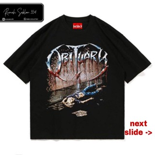 Baju KAOS BAND OBITUARY เสื้อยืดวงร็อค โลหะ ขนาดใหญ่ สีดํา สําหรับเด็ก และผู้ใหญ่