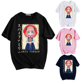 Spy X Family T Shirts Anya Forger Tops Clothes Shirts Cosplay Costume Summer 3D Print Women Girl Top_05