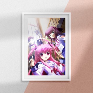 โปสเตอร์ ลายการ์ตูนอนิเมะ Angel Beats ขนาด A3