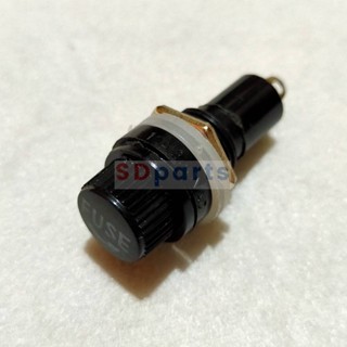 ฐานฟิวส์ ซองฟิวส์ กล่องฟิวส์ กระบอกฟิวส์ ฟิวส์ ปลั๊กไฟ ตู้ไฟ Fuse Holder 10A 250V #ฐานฟิวส์ 5x20mm (1 ตัว)