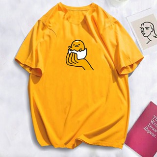 GUDETAMA การออกแบบพิมพ์ไข่เสื้อยืดผ้าฝ้าย unisex COD ขนาดเอเชีย 2xs_07