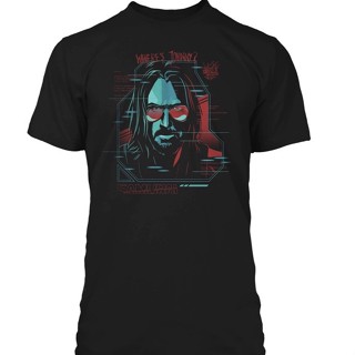 พร้อมส่ง เสื้อยืดแขนสั้น ผ้าฝ้ายแท้ พิมพ์ลายตัวเลข Cyberpunk 2077_12