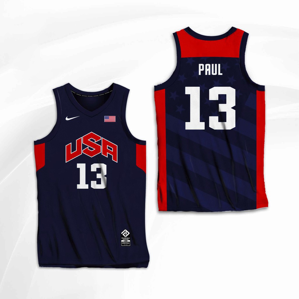 USA BASKETBALL OLYMPICS 2012 KOBE BRYANT NAVY FULL SUBLIMITED JERSEY