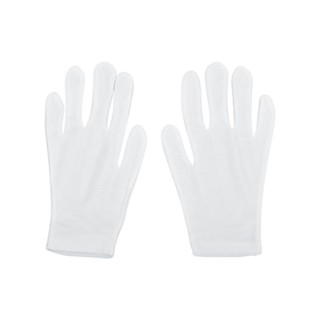 TC ถุงมือผ้าทีซี FITT สีขาวTC CLOTH GLOVES FITT WHITE