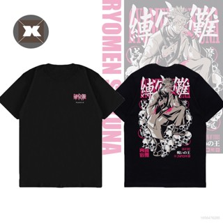 [GR] เสื้อยืดแขนสั้นลําลอง พิมพ์ลายกราฟฟิค Jujutsu Kaisen-Ryomen Sukuna แฟชั่นสําหรับผู้ชาย และผู้หญิง_02