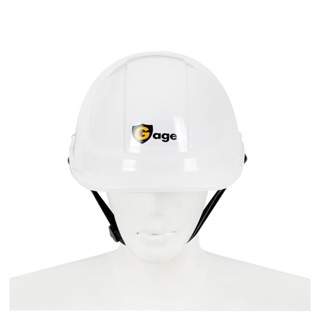 ABS หมวกนิรภัย มอก. GAGE ABS 2330 สีขาวABS SAFETY HELMET GAGE 2330 WHITE