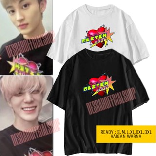 เสื้อยืดแฟชั่น ใหม่ เสื้อยืดแฟชั่น แขนสั้น พิมพ์ลายหัวใจ nct dream Glicth_09