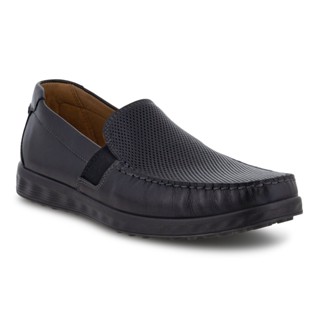 ECCO รองเท้าหนังรุ่น S Lite MOC M Black Cow Port