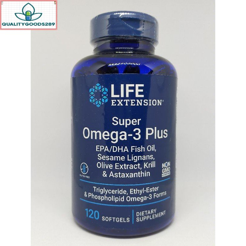 ราคาพิเศษ Life Extension Omega-3 Plus EPA/DHA , Sesame , Olive Extract, Krill and Astaxanthin
