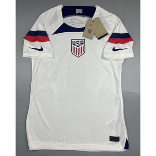 SALE !!! เสื้อบอล เพลเย่อ ทีมชาติ อเมริกา เหย้า สีขาว World Cup 2022  Player USA home Cecat