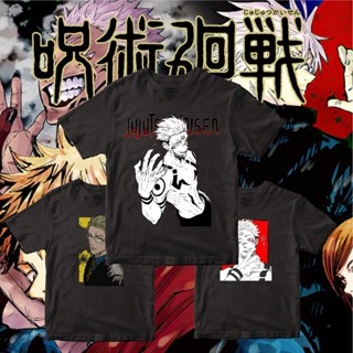 (พร้อมส่ง)เสื้อยืด jujutsu kaisen มหาเวทย์ผนึกมารเสื้อสีดำผ้าCOTTONอย่างดี_02