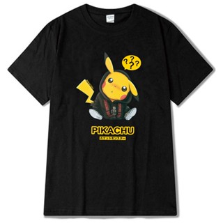 ready stock tshirt men top t shirt Pokemon Game Pikachu T-shirt_07