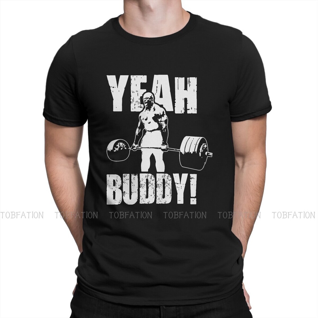 เสื้อยืดแขนสั้น YEAH BUDDY Style Ronnie Coleman Fit สบายสำหรับการออกกำลังกาย เป็นของขวัญสร้างสรรค์